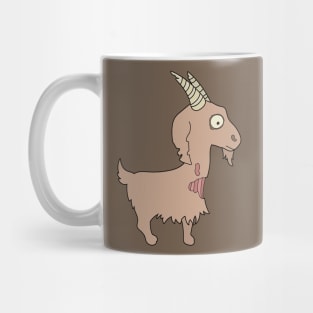 Zombie Goat Cartoon // Funny Halloween Zombie Mug